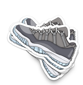 Jordan 11 Low "Cool Grey" Sneaker Sticker