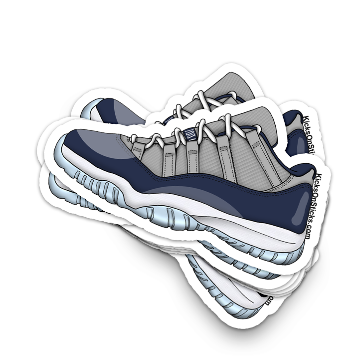 Jordan 11 Low "Georgetown" Sneaker Sticker