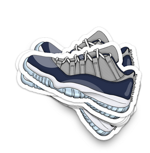 Jordan 11 Low "Georgetown" Sneaker Sticker