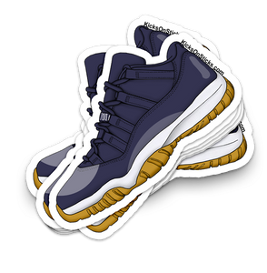 Jordan 11 Low "Navy Gum" Sneaker Sticker