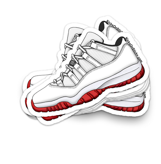 Jordan 11 Low "Red Bottom" Sneaker Sticker
