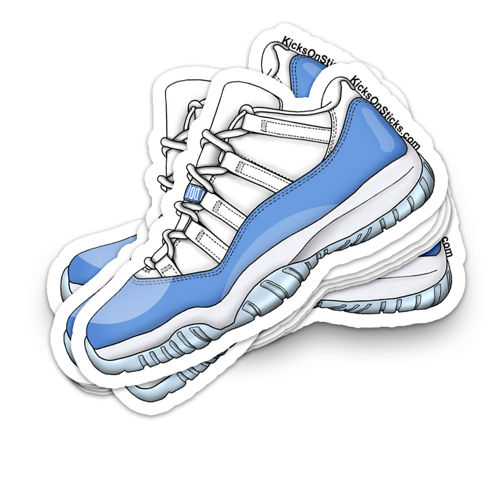 Jordan 11 Low "University Blue" Sneaker Sticker