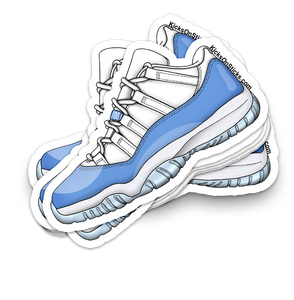 Jordan 11 Low "University Blue" Sneaker Sticker