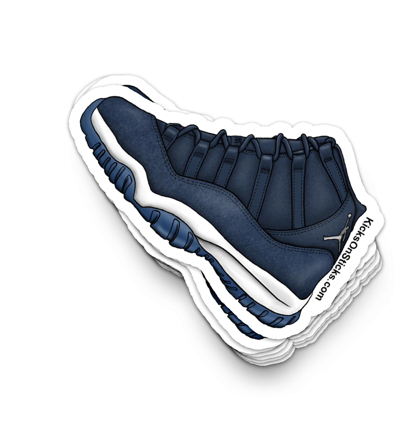 Jordan 11 "Midnight Navy" Sneaker Sticker
