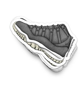Jordan 11 "Pinnacle Grey" Sneaker Sticker