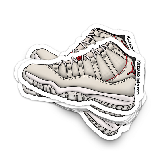 Jordan 11 "Platinum Tint" Sneaker Sticker
