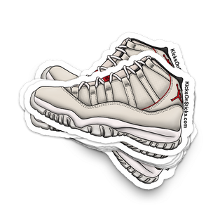 Jordan 11 "Platinum Tint" Sneaker Sticker