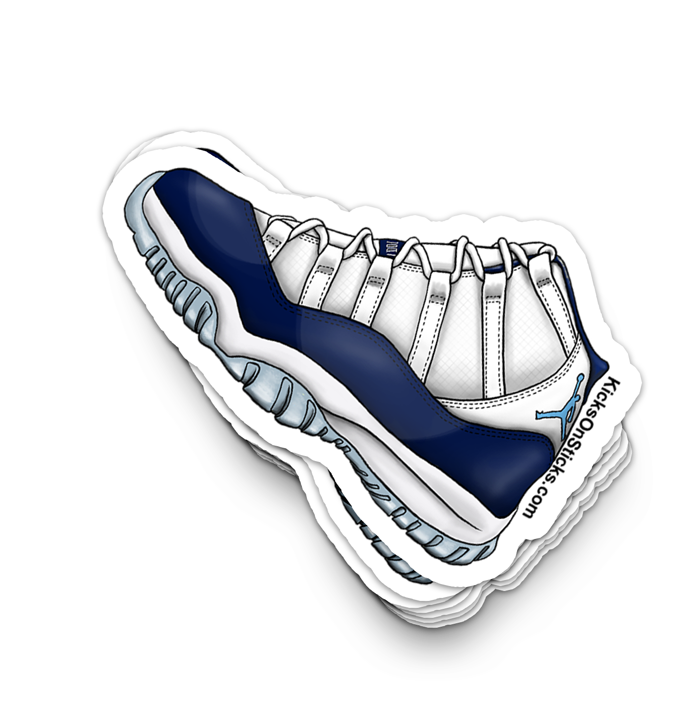 Jordan 11 "Win 82" Sneaker Sticker