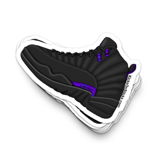 Jordan 12 "Black Concord" Sneaker Sticker