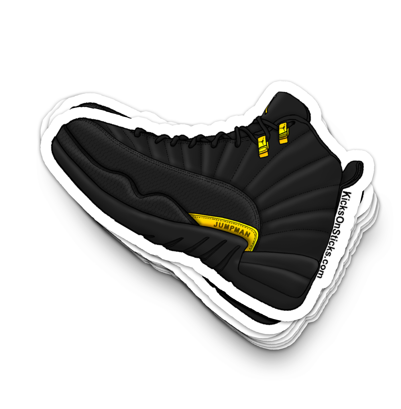 Jordan 12 "Black Taxi" Sneaker Sticker