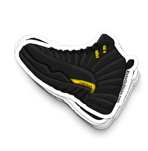 Jordan 12 "Black Taxi" Sneaker Sticker