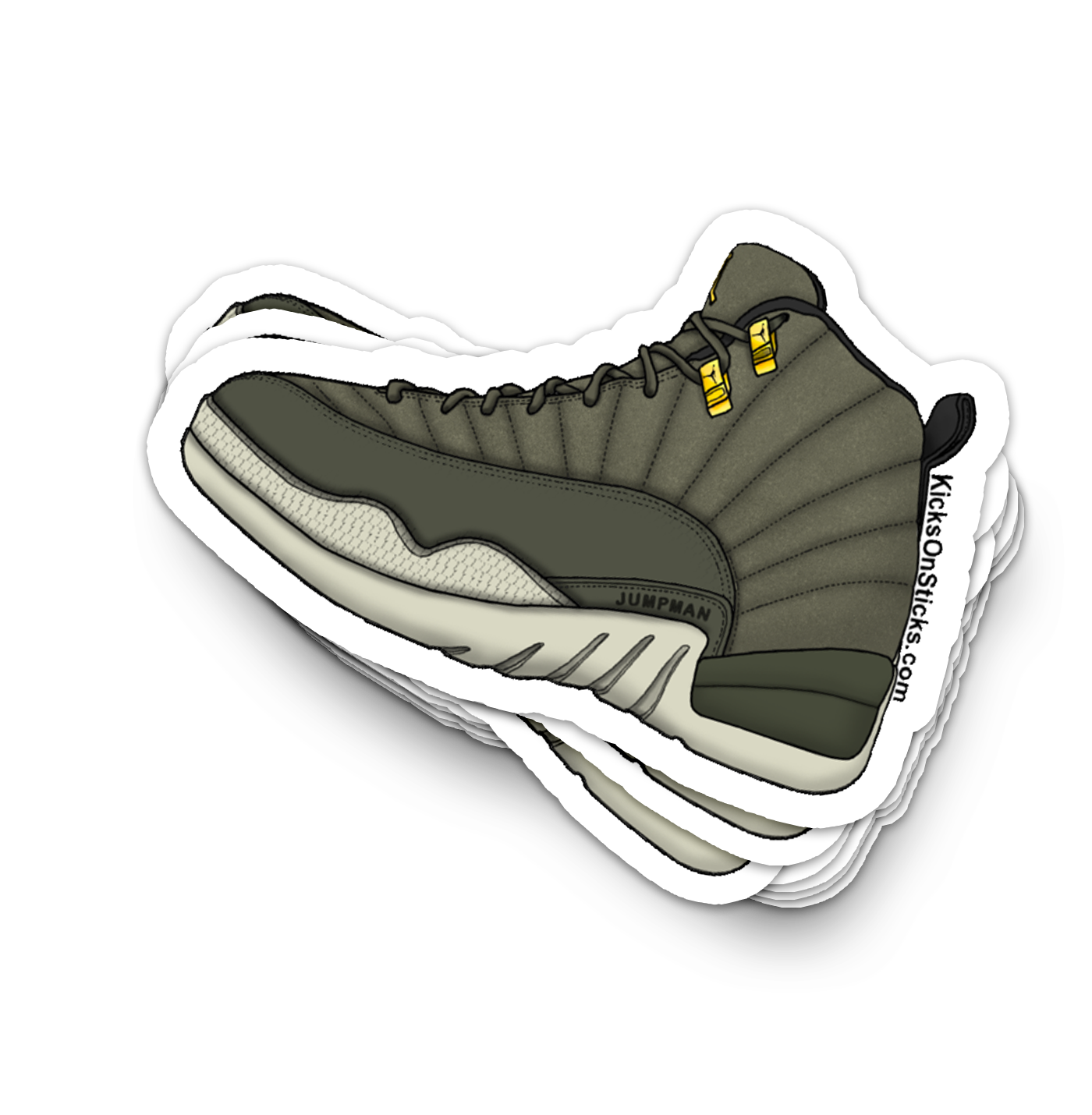 Jordan 12 "CP3" Sneaker Sticker