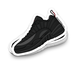 Jordan 12 Low "Black Patent" Sneaker Sticker