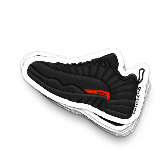 Jordan 12 Low "Max Orange" Sneaker Sticker