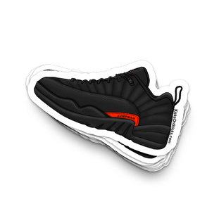 Jordan 12 Low "Max Orange" Sneaker Sticker
