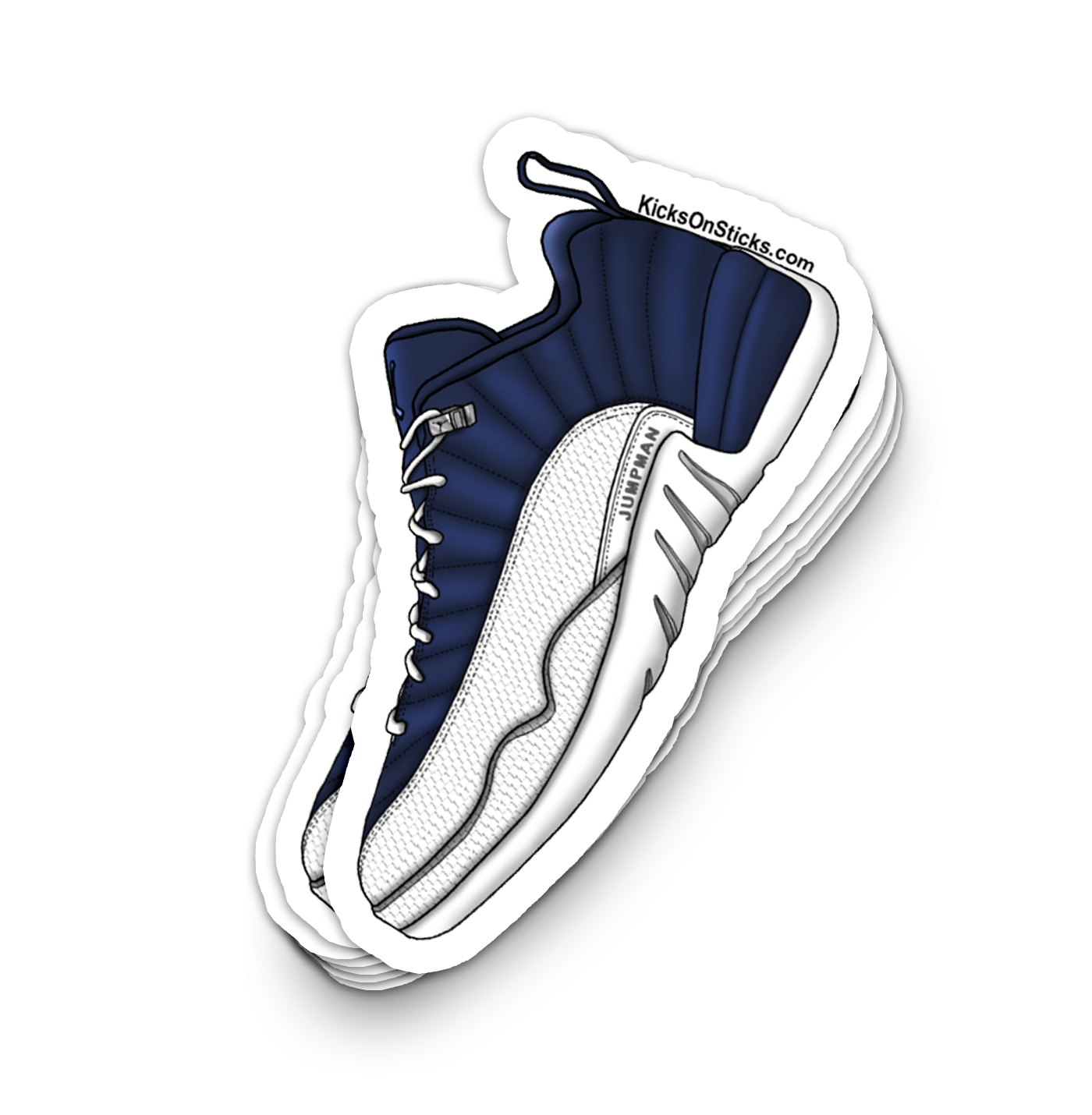 Jordan 12 Low "Obsidian" Sneaker Sticker