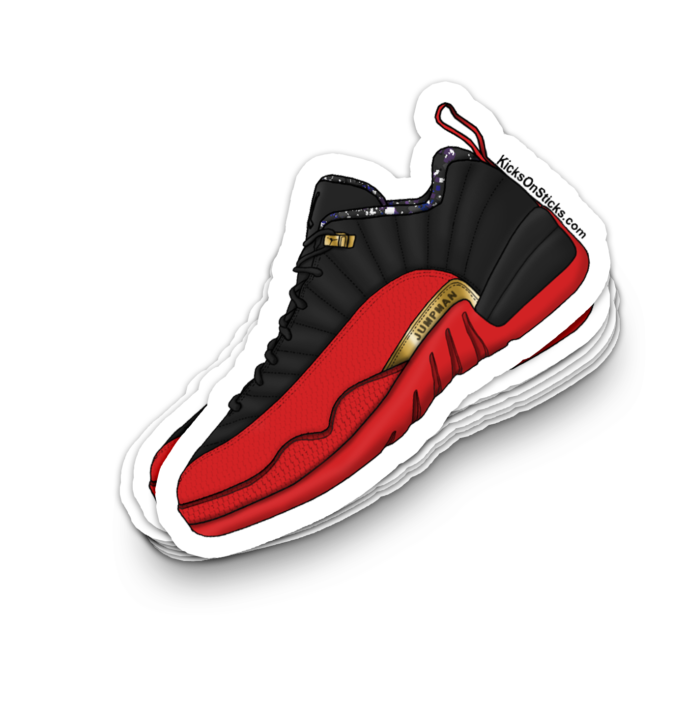 Jordan 12 Low "Super Bowl" Sneaker Sticker