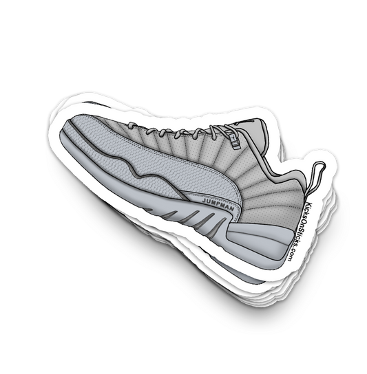 Jordan 12 Low "Wolf Grey" Sneaker Sticker