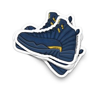 Jordan 12 "Michigan" Sneaker Sticker