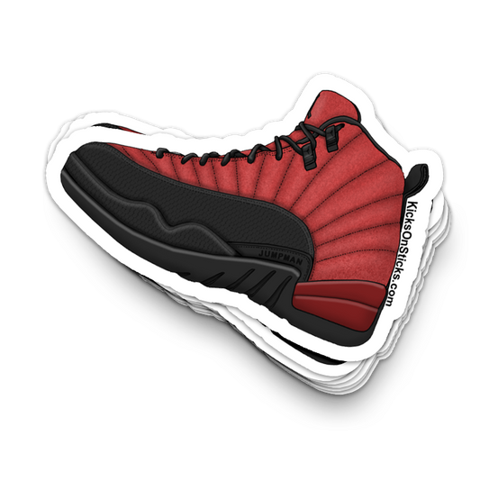 Jordan 12 "Reverse Flu Game" Sneaker Sticker
