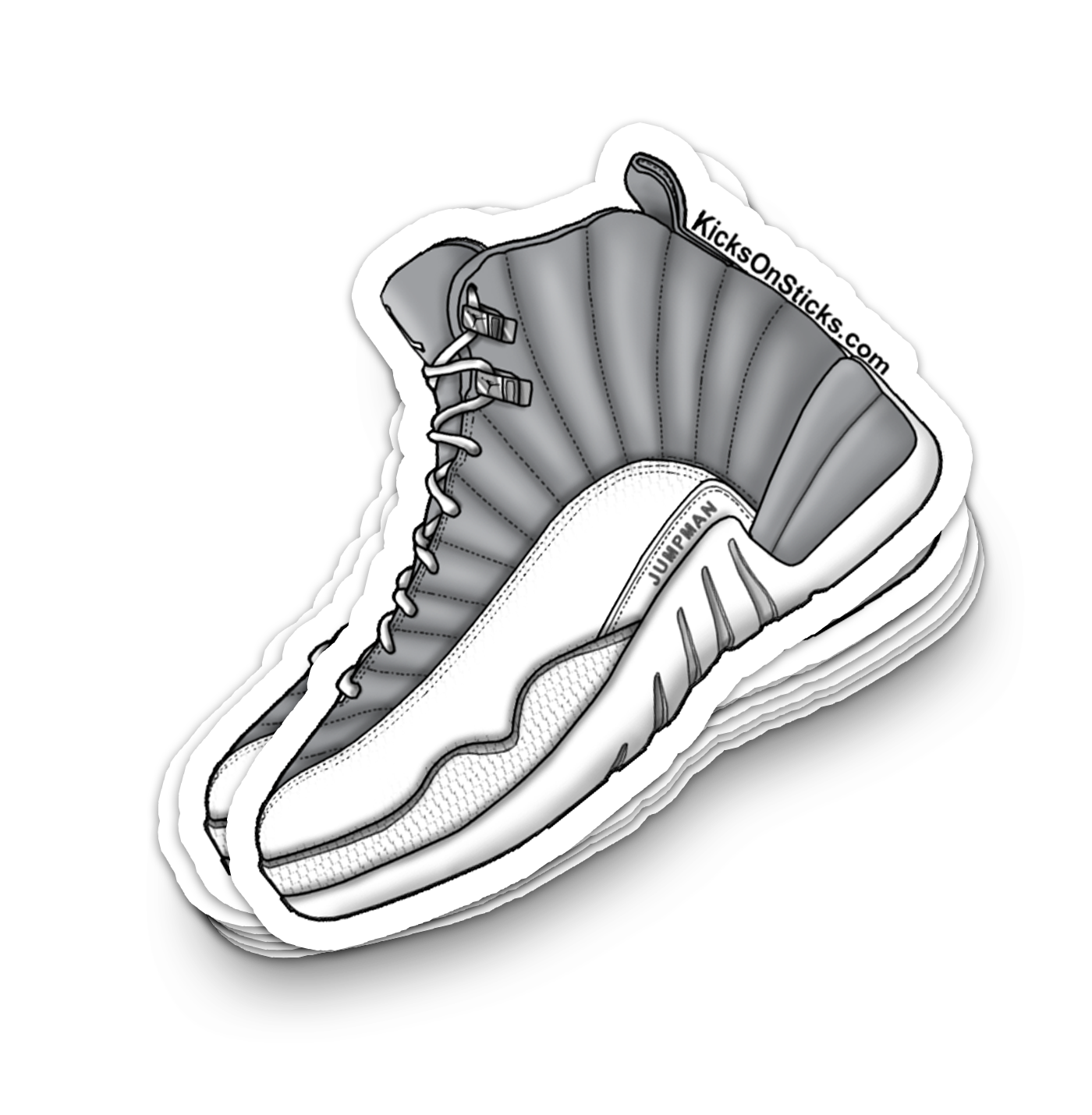Jordan 12 "Stealth" Sneaker Sticker