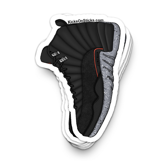 Jordan 12 "Utility Black" Sneaker Sticker