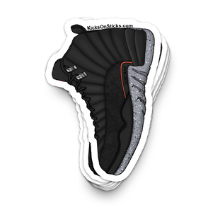 Jordan 12 "Utility Black" Sneaker Sticker