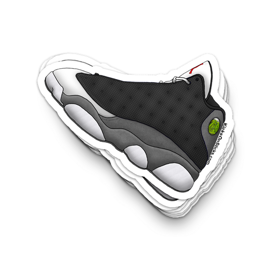 Jordan 13 "Black Flint" Sneaker Sticker