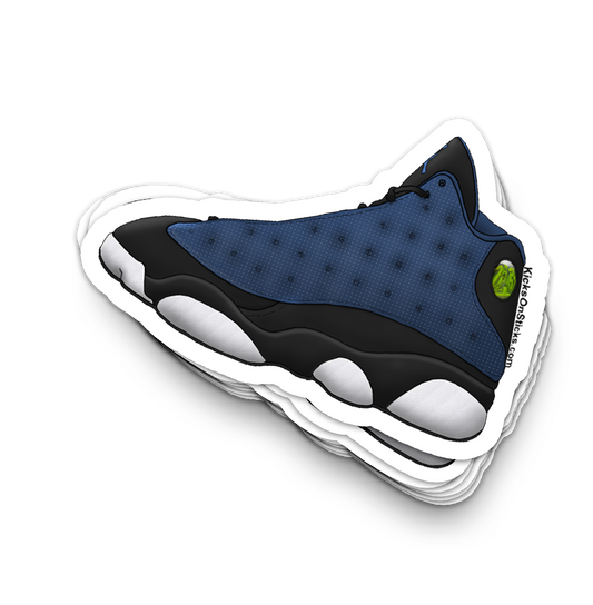Jordan 13 "Brave Navy Blue" Sneaker Sticker