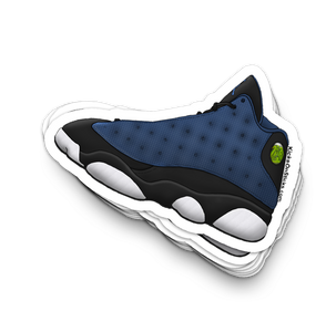 Jordan 13 "Brave Navy Blue" Sneaker Sticker