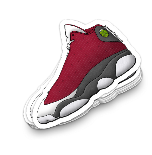 Jordan 13 "Burgundy" Sneaker Sticker