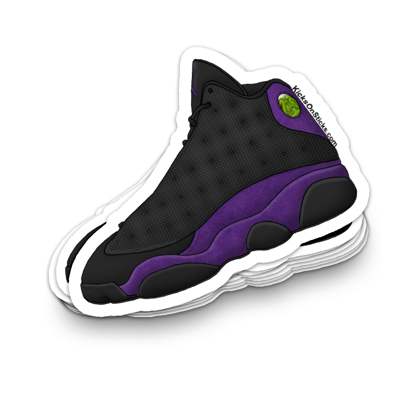 Jordan 13 "Court Purple" Sneaker Sticker