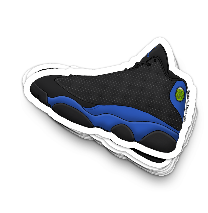 Jordan 13 "Hyper Royal" Sneaker Sticker
