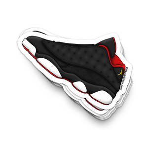 Jordan 13 Low "Bred" Sneaker Sticker