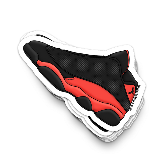 Jordan 13 Low "CLOT Black Red" Sneaker Sticker