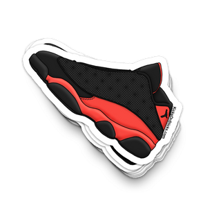 Jordan 13 Low "CLOT Black Red" Sneaker Sticker