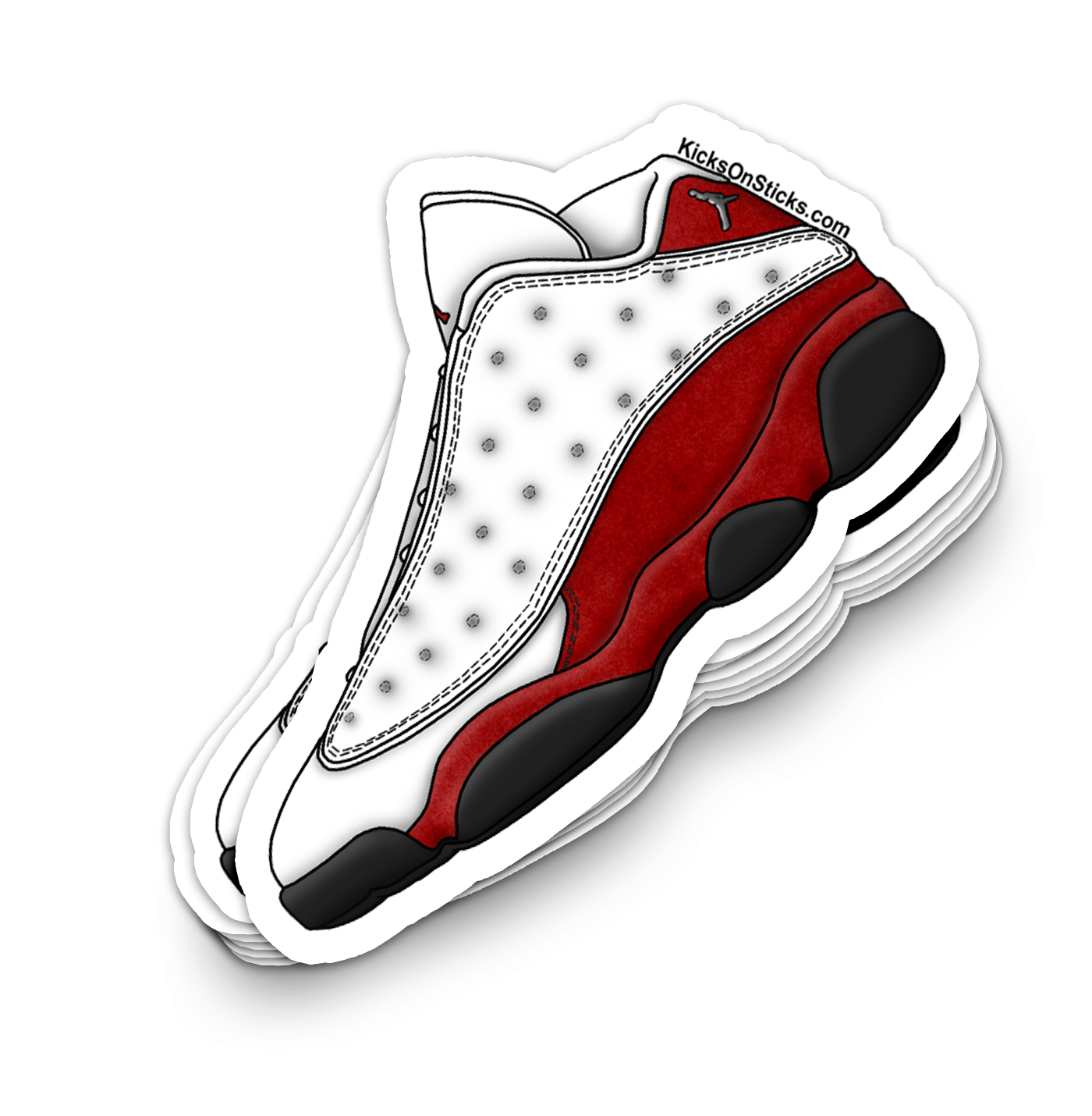 Jordan 13 Low "Cherry" Sneaker Sticker