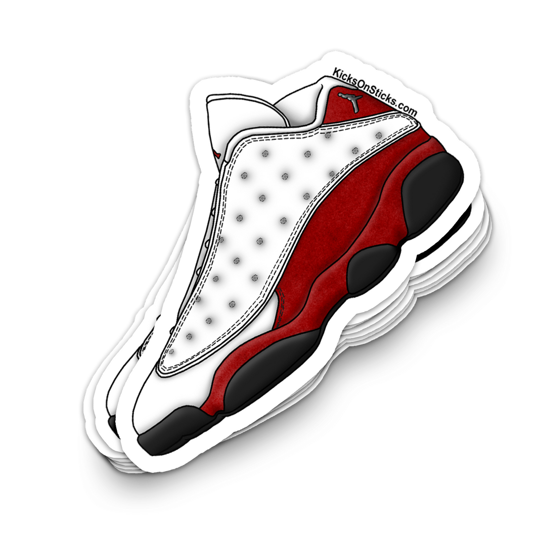 Jordan 13 Low Cherry Sneaker Sticker