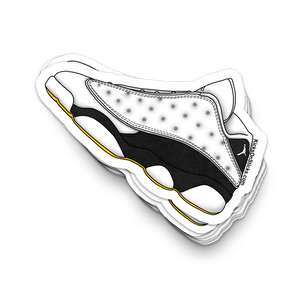 Jordan 13 Low "Maize White" Sneaker Sticker