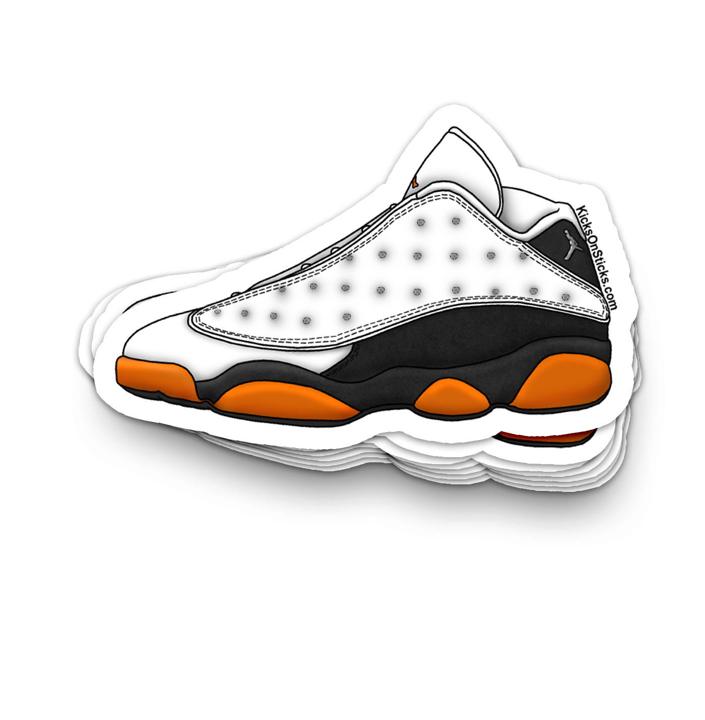 Jordan 13 Low "Syracuse" Sneaker Sticker