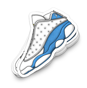 Jordan 13 Low "University Blue" Sneaker Sticker