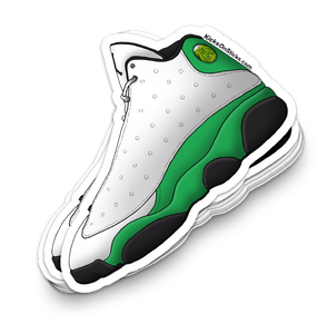 Jordan 13 "Lucky Green" Sneaker Sticker