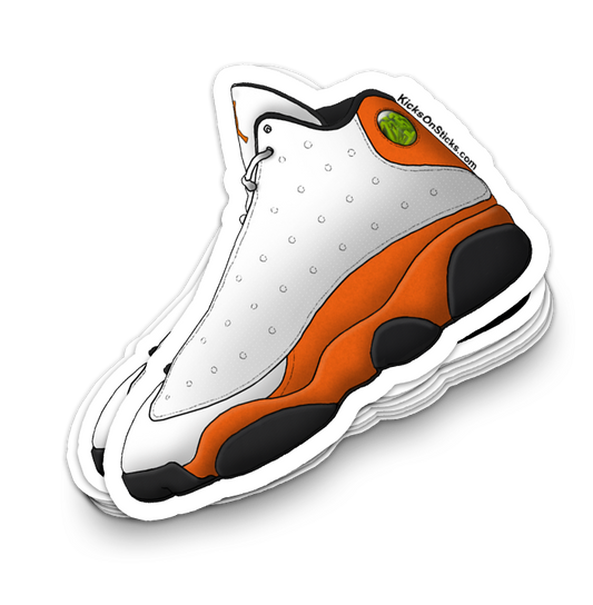 Jordan 13 "Starfish Orange" Sneaker Sticker