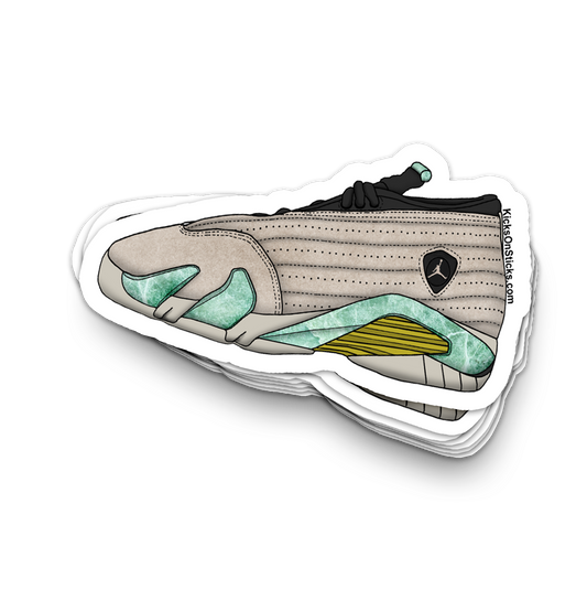 Jordan 14 "Jade Aleli May" Sneaker Sticker