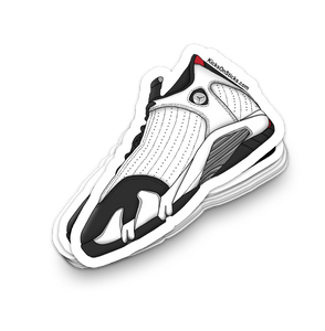 Jordan 14 "Black Toe 2006" Sneaker Sticker