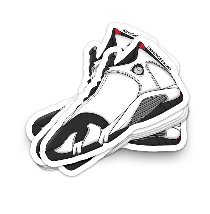 Jordan 14 "Black Toe 2014" Sneaker Sticker