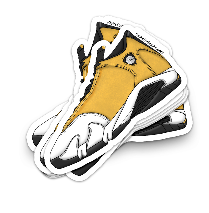 Jordan 14 "Ginger 2022" Sneaker Sticker