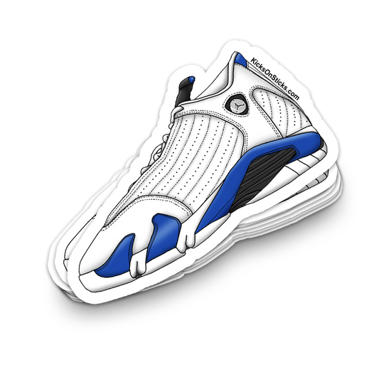 Jordan 14 "Hyper Royal" Sneaker Sticker