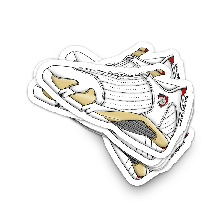 Jordan 14 "Linen" Sneaker Sticker