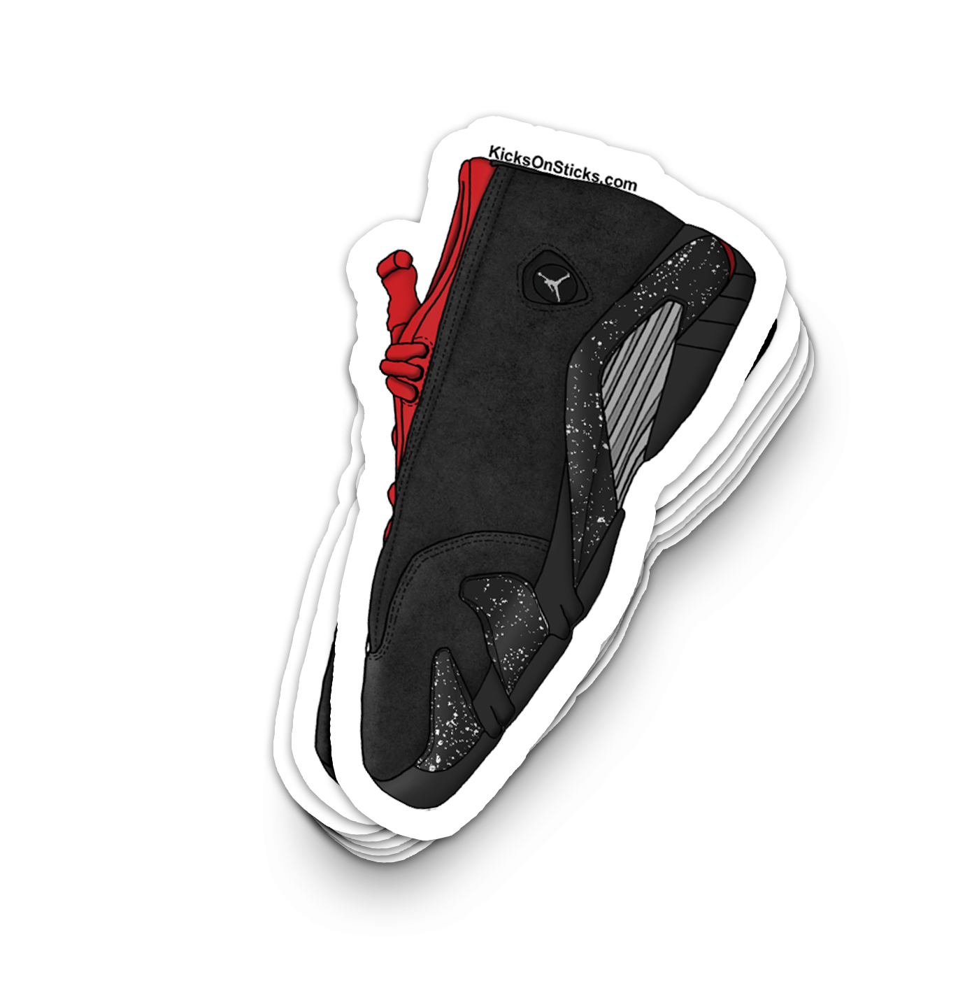 Jordan 14 "Lipstick" Sneaker Sticker